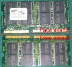 Samsung – 256 Mo SODIMM SDRam PC100 Mhz – PC66 Mhz CL2 Low Density 144pin Testé – Basse Densité – Universelle 16 chips M464S3323CN0-L1L – Occasion